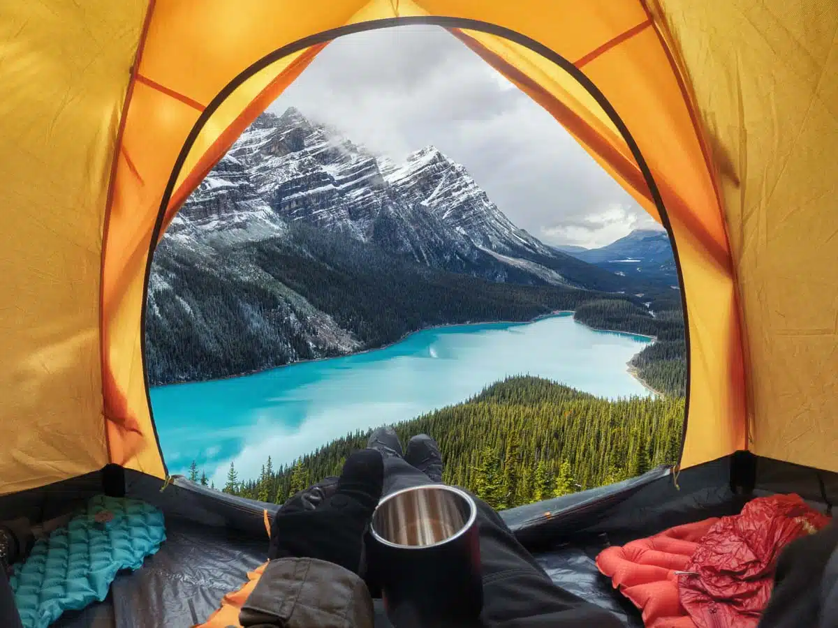 Camping At Banff National Park 