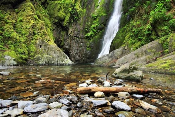 Goldstream Provincial Park Waterfall 