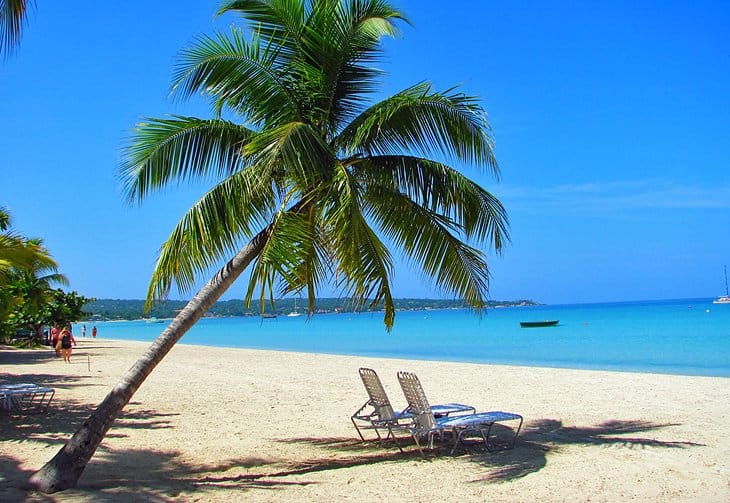 Half Moon Beach In Negril, Jamaica