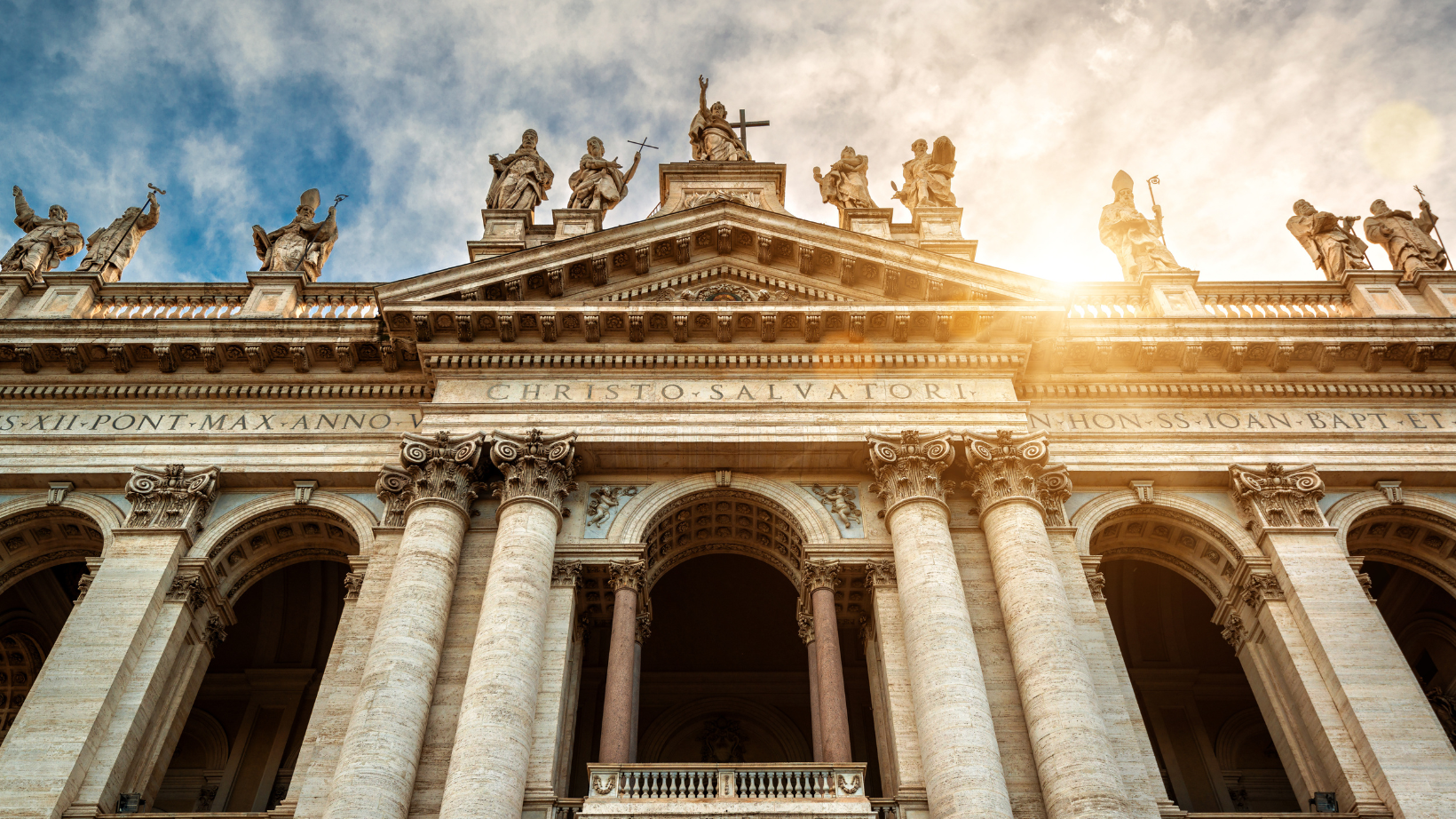 outside of Basilica of San Giovanni in Laterano