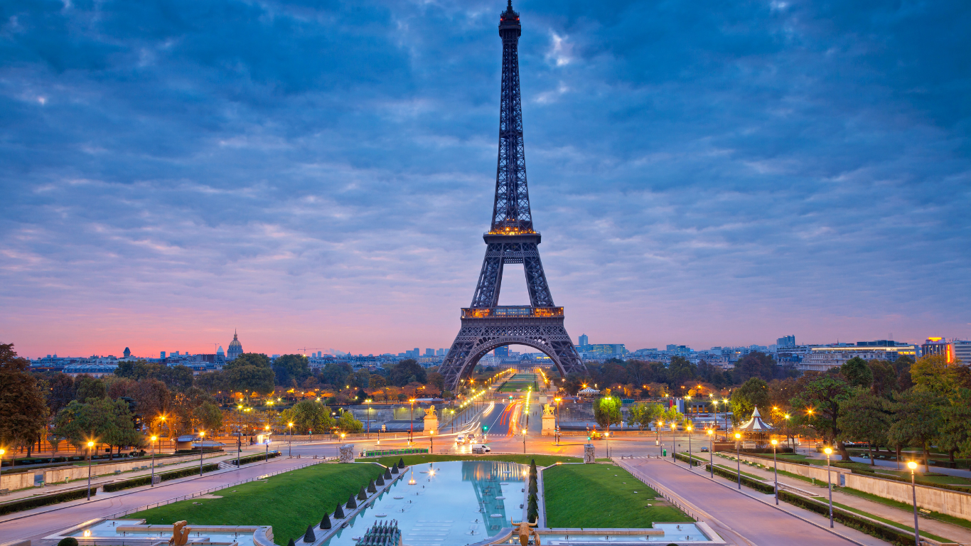 Eiffel Tower in the evening 