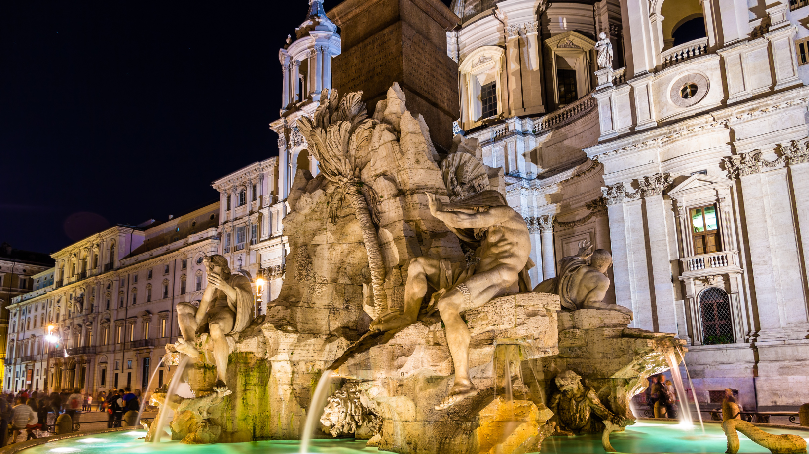 Fontana dei Quattro Fiumi in Rome