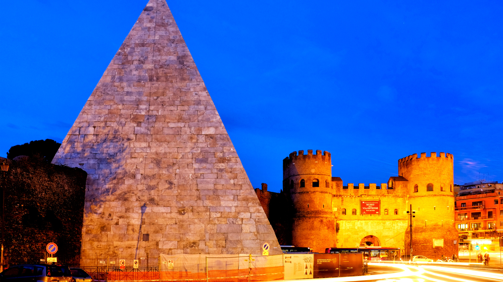 Pyramid of Cestius  in Ostiense