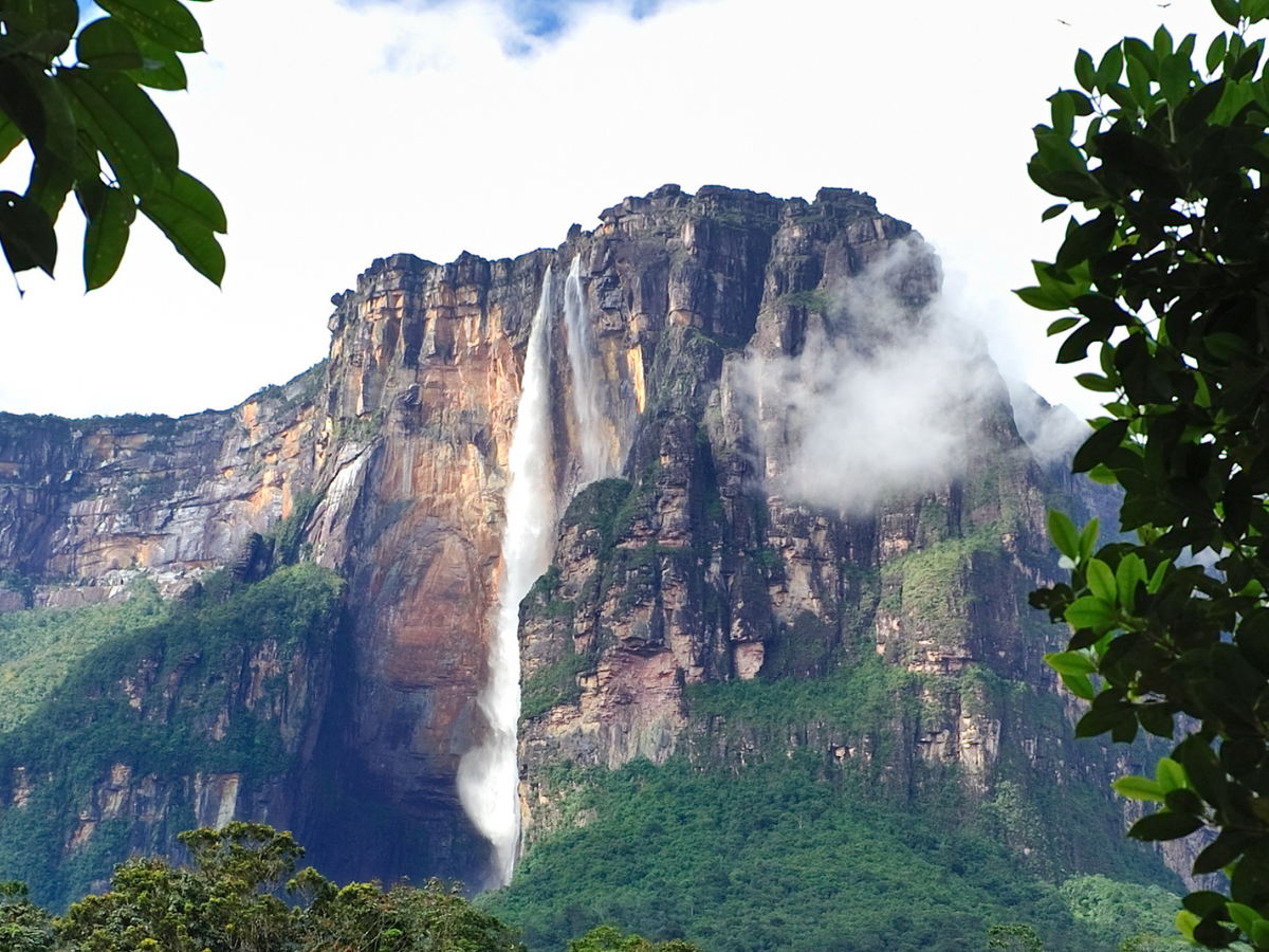 Angel Falls inside of Canaima National Park