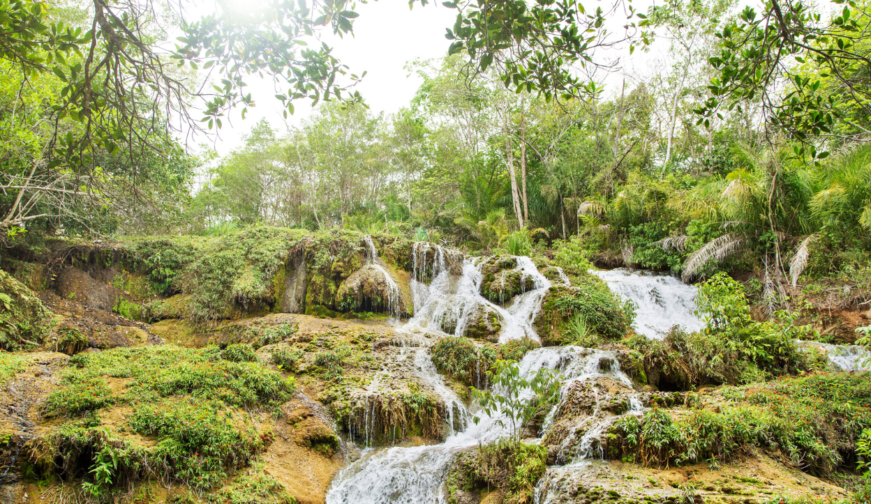 water fall at Bonito, in Mato Grosso do Sul Brazil