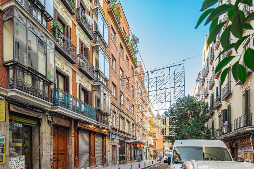 Calle Hortaleza Neighborhood In Madrid