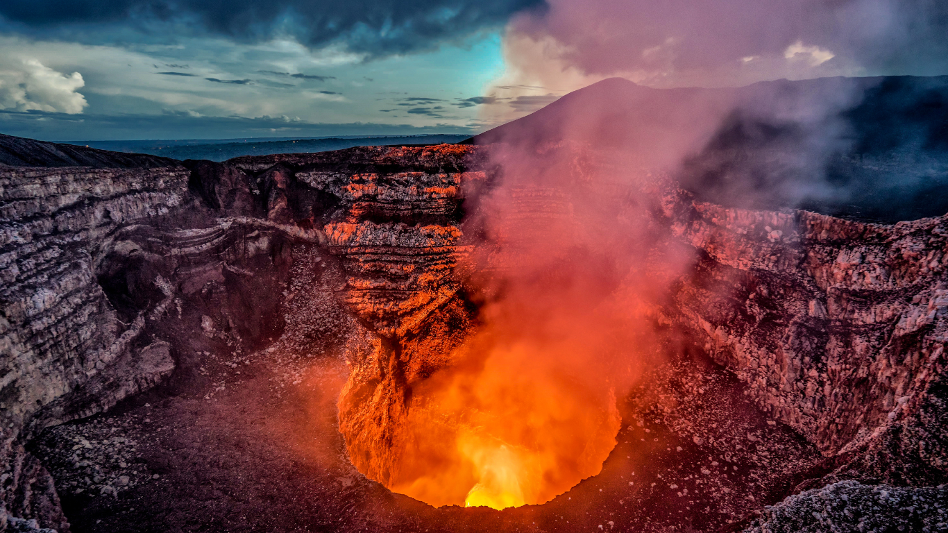 Center of the volcano at Hawai‘i Volcanoes National Park