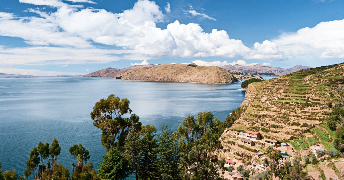 Isla de la Luna views of lake titicaca 