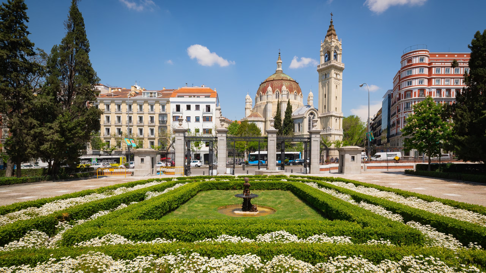 Recoletos Neighborhood In The Salamanca District In Madrid