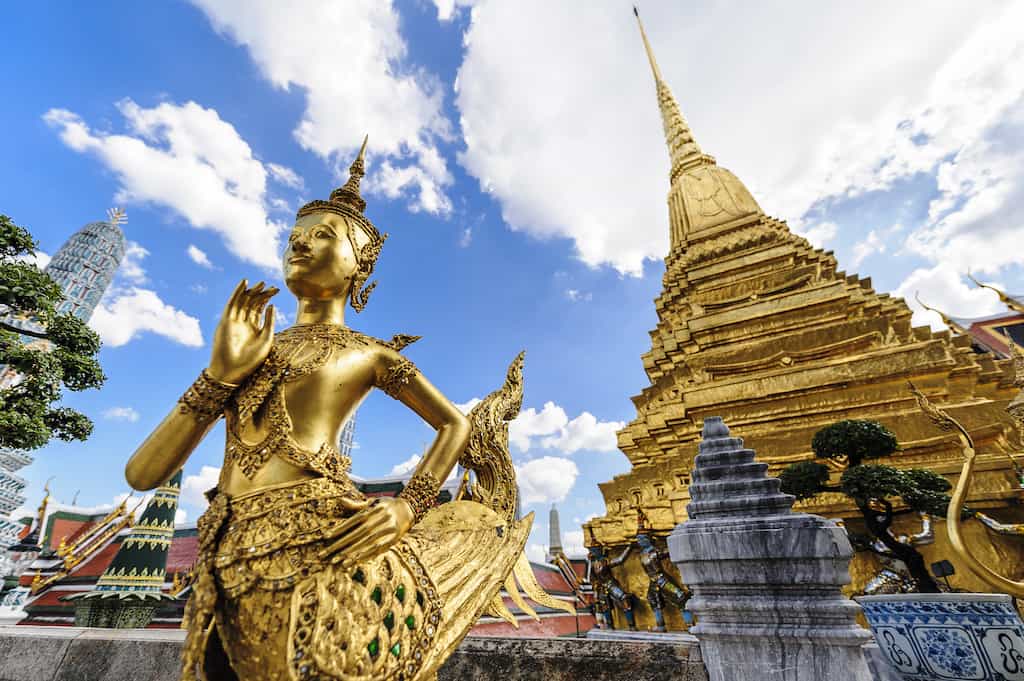 Statues at Thailand's Grand Palace