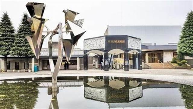 Outdoor museum showing sculptures and other art pieces at Hakone Open-Air Museum 