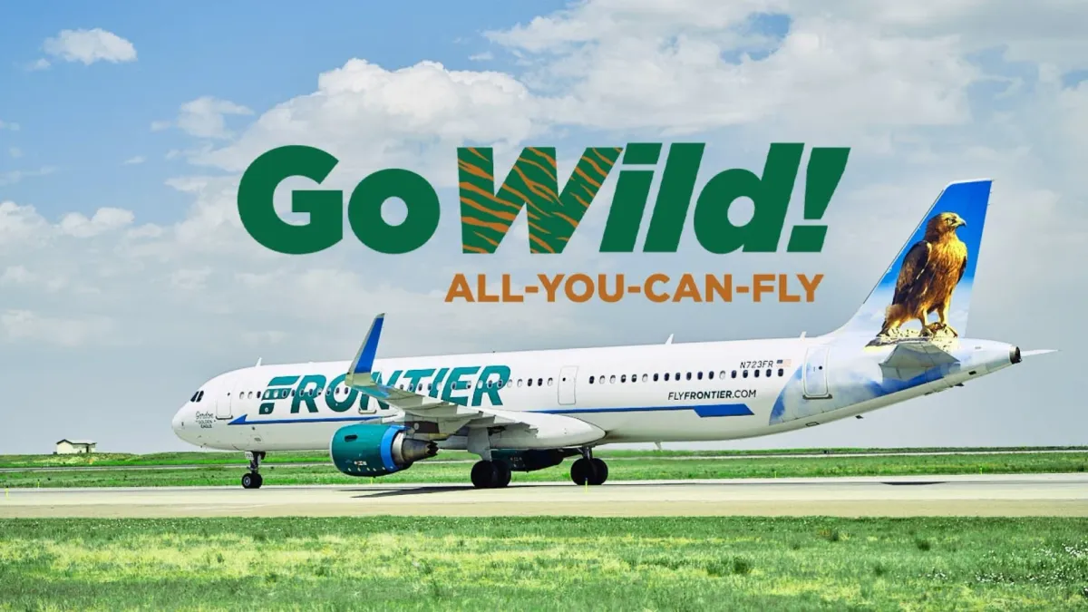 1 Cent Unlimited Flights?  Frontier's GoWild Pass
