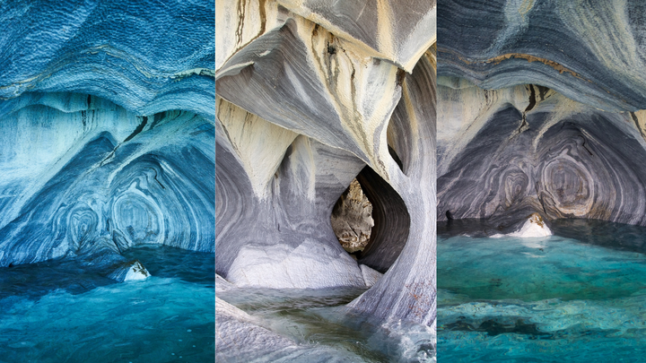 Marble Caves of Patagonia, Chile - Natural Wonder - Marble Cave In Chile